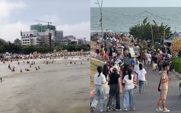 Sắp kết thúc kỳ nghỉ lễ, nhiều điểm du lịch dần thưa khách hơn nhưng riêng 2 nơi này vẫn đông nghịt