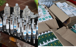 Cận cảnh cơ sở mỹ phẩm giả tại Bắc Giang: Serum trị mụn, trắng da pha bằng thùng sơn, can nhựa, bán hơn 100.000 đơn hàng qua Tiktok, Shoppee