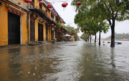 Ảnh hưởng bão số 1: Phố cổ Hội An ngập sâu, sạt lở nhiều điểm đường lên bán đảo Sơn Trà