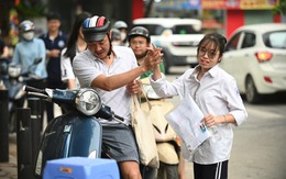 Thi vào lớp 10 Hà Nội: Sĩ tử đi sớm, sẵn sàng 100% cho chặng cuối của cuộc hành trình với môn Toán