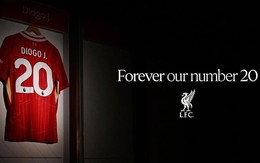 Liverpool "treo" vĩnh viễn số áo của Diogo Jota