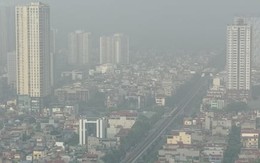Hà Nội mù mịt sương từ sáng sớm, ô nhiễm không khí thứ 2 thế giới