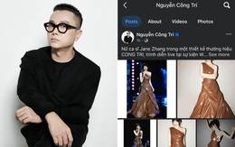 Nhà thiết kế Công Trí có động thái lạ khi trở lại mạng xã hội