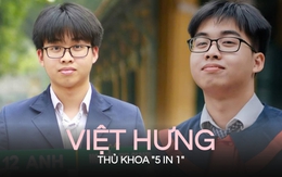 KHÔNG TIN NỔI: Nam sinh ẵm hẳn 5 danh hiệu thủ khoa toàn quốc!