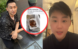 Diễn viên Trọng Nhân gửi 1/2 con vịt quay làm hoà với chủ tiệm bánh bò, netizen: Thân chưa mà giỡn vậy trời!