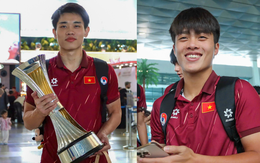 U23 Việt Nam ôm cúp vô địch Đông Nam Á về nước trong hào quang rực rỡ, dàn hotboy sáng bừng cả sân bay