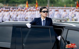 Oai phong dàn phương tiện đặc chủng chống khủng bố lần đầu hợp luyện diễu binh