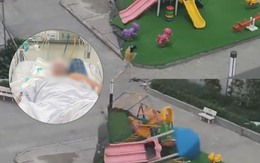 Vợ mất vì bị cầu trượt khu chung cư bay trúng giữa giông lốc kinh hoàng ở Hà Nội, chồng nghẹn ngào bên hai con nhỏ: "Vợ tôi chỉ mong có việc ổn định, vậy mà…"