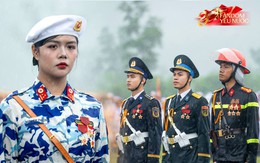 Những khung hình đầy kiêu hãnh của buổi tổng hợp luyện A80 dưới cơn mưa trắng trời
