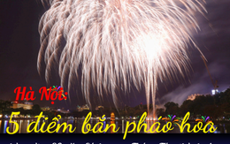 HOT - 5 điểm bắn pháo hoa mừng Quốc khánh 2025 tại Hà Nội
