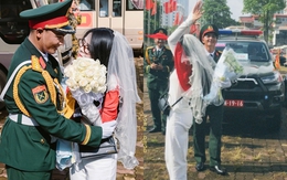 Chuyện tình “hết A80 anh cầu hôn em” của chiến sĩ Khối Hậu cần và người yêu gây bão mạng