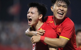 Ảnh: Hotboy Thanh Nhàn ghi bàn duy nhất, U23 Việt Nam hiên ngang vào VCK U23 châu Á