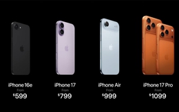 Giá bán chính thức 4 mẫu iPhone 17 mới tại Việt Nam, bản đắt nhất có gì mà tận 64 triệu đồng
