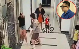 Người đàn ông hành hung cô gái tại sảnh chung cư ở Hà Nội nói vì bị vợ mắng, thương vợ trầm cảm