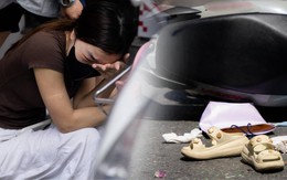 Người thân khóc ngất tại hiện trường vụ tai nạn khiến cô gái tử vong ở Hà Nội, nhân chứng kể chi tiết đau lòng