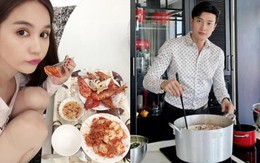 Mâm cơm nhà của Quốc Trường và Ngọc Trinh
