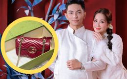 Khánh Thi tặng túi Gucci 60 triệu làm quà Tết cho em gái Phan Hiển, nhắn nhủ cực ngọt bảo sao được nhà chồng cưng