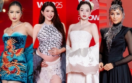 Dàn hậu "đại chiến" thảm đỏ WeChoice Awards: Hương Giang mang kim cương lấp lánh, 1 nàng hậu khoe bụng bầu gây chú ý