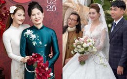 Xúc động bài thơ mẹ vợ dành tặng tuyển thủ Đức Huy trong ngày cưới MC Huyền Trang Mù Tạt, cô dâu khóc như mưa