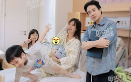 Dù ngoài kia có bão tố gì, thì đây là gia đình JustaTee - Trâm Anh bên cạnh bé thứ 3 vừa sinh!