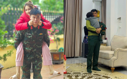 Chồng Đại uý của Hoà Minzy: "Anh sẽ cố gắng phấn đấu vì tương lai của chúng ta và các con. Anh yêu em, vợ ơi!"