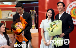 Cận cảnh cử chỉ ga lăng, tình cảm của Đoàn Văn Hậu dành cho Doãn Hải My