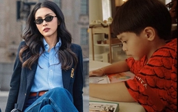 Nhóc tỳ Vbiz lần đầu lộ rõ mặt: Mẹ là ngôi sao hạng A, ông nội là tỷ phú