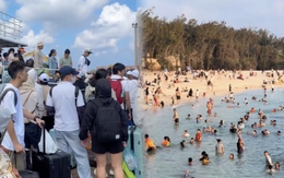 Phú Quý ngay lúc này: Cảng tàu đông nghịt, quán xá hết sạch, đảo nhỏ hoạt động hết công suất đón khách