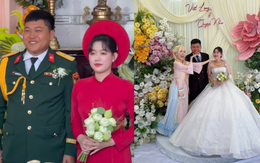 Trọn vẹn đám cưới Mũi trưởng Long ở Tây Ninh: Visual cô dâu 10 điểm, Hậu Hoàng xuất hiện độc lạ