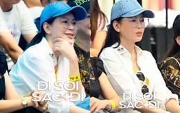 CLIP: Bắt trọn nhan sắc thực của vợ tỷ phú Johnathan Hạnh Nguyễn đi xem Pickleball PPA Asia 100