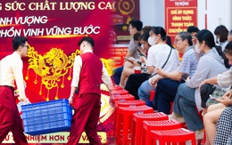 Ảnh, clip: Tình hình tại cửa hàng Bảo Tín Minh Châu sau thông tin khởi tố cựu Tổng giám đốc Công ty cùng con trai