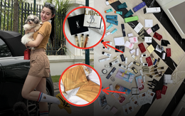 Cách Á hậu Huyền My dỗ ngọt khi dính drama: "Phú bà" trải mỹ phẩm cao cấp đầy sàn, tuyên bố hôm nay tặng hết