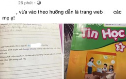 Phụ huynh bàng hoàng phát hiện sách Tin học lớp 3 của con chứa link đồi trụy, Nhà phát hành lập tức thông cáo KHẨN!