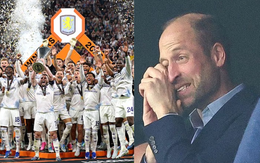 Thân vương William xúc động rớm lệ khi Aston Villa lần đầu tiên trong lịch sử vô địch Europa League