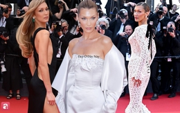 Bella Hadid tìm cách "lách luật" tại Cannes: Vẫn gợi cảm đỉnh cao dù thảm đỏ siết chặt dress code