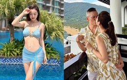 Hoa hậu đẹp bậc nhất Việt Nam tình tứ bên chồng đại gia: "Tụi mình vẫn còn chơi với nhau"