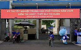 Thi tốt nghiệp THPT 2026 buổi đầu tiên: Hết thời gian làm bài môn Văn