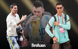 Lần duy nhất Messi và Ronaldo chịu ngồi xuống cùng nhau