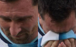 Messi đã khóc!