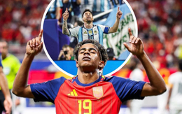 "Thần đồng" Lamine Yamal tái hiện màn ăn mừng của Messi khi ghi bàn thắng đầu tiên ở World Cup