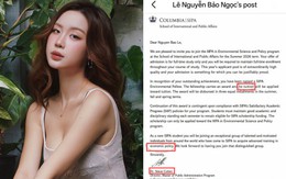 Hoa hậu Bảo Ngọc bị tố "phông bạt" thư mời học thạc sĩ trường top đầu thế giới, động thái mới nhất gây bàn tán