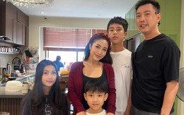 Ốc Thanh Vân đưa 3 con trở lại Úc