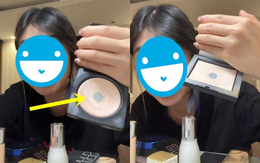 TikToker đăng pass hộp phấn dùng lủng đáy, dính kem chống nắng tùm lum: Nể người bán 1, nể người mua 10