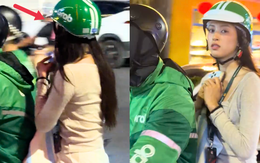 Bắt gặp Hoa hậu Tiểu Vy đi xe ôm: Trước khi lên xe làm ngay 1 việc ít ai để ý