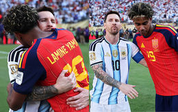Lamine Yamal lần đầu kể lại câu nói xúc động của Messi khi cả hai ôm nhau sau chung kết World Cup: Lời anh ấy đắt giá ngang cúp vàng!