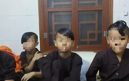 Chiếc roi dùng để đánh các cháu bé tại chùa Bầu, Phú Thọ được bện, làm cán cầu kỳ