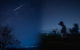 Chùm ảnh mưa sao băng "đẹp nhất năm" rực sáng trên bầu trời Việt Nam