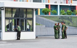 An ninh thắt chặt tại điểm thi trường THPT chuyên Tuyên Quang