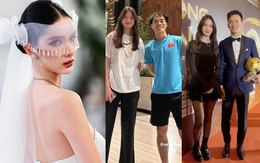 Chân dài 2k7 lai Việt - Nga gây sốt vì xinh như búp bê, là em gái thủ môn nổi tiếng, cao vượt Văn Toàn, bẽn lẽn cạnh Hoàng Đức