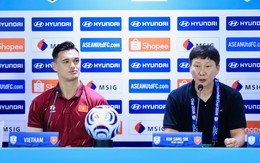 HLV Kim Sang Sik: "Nếu Ronaldo hay Messi sút hôm nay, Lê Giang Patrik cũng cản được"